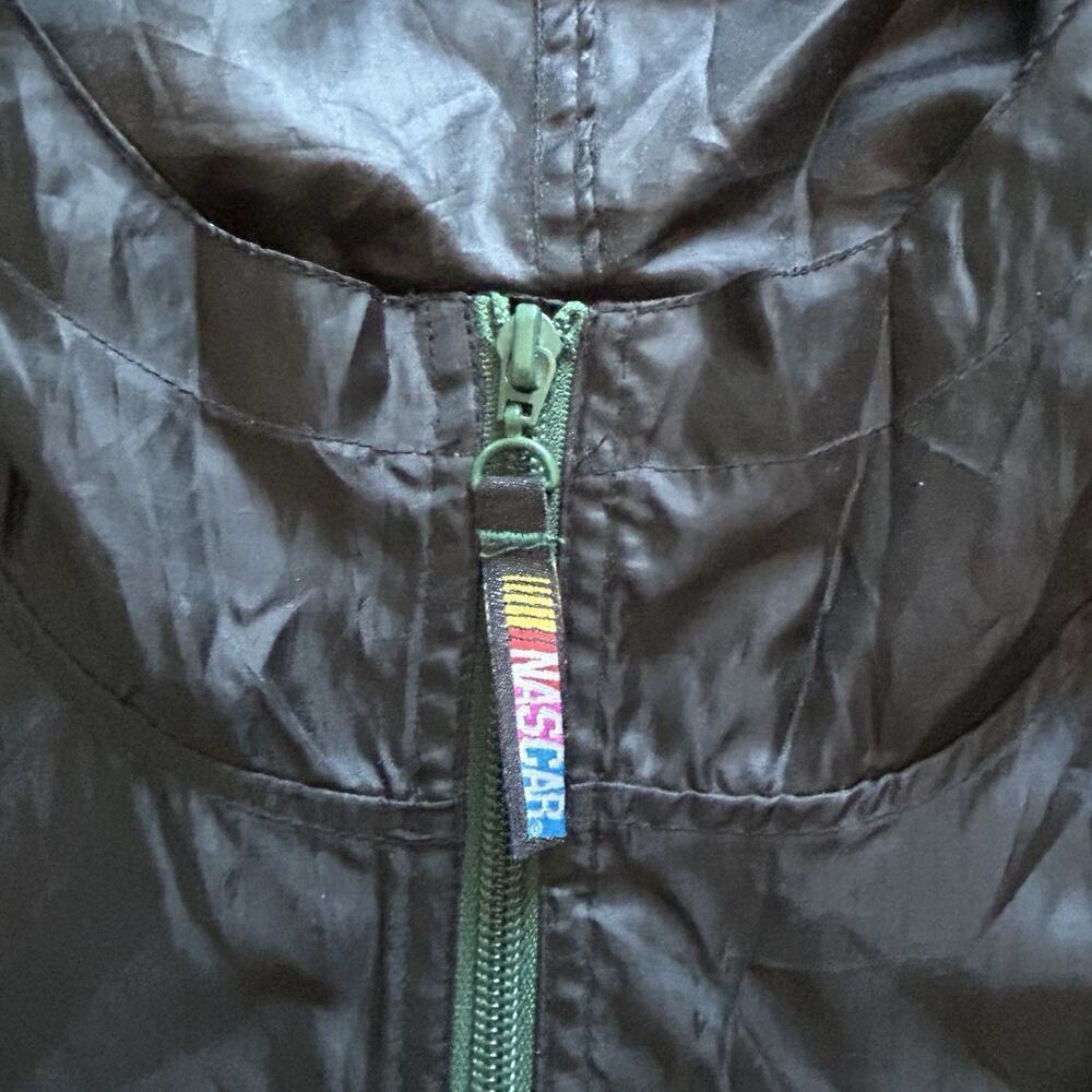 Chase Authentics Dale Earnhardt Jr Windbreaker Jacket Mens Large Black Nascar - Picture 6 of 13
